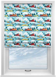 All Aboard, Multi - Roman Blind